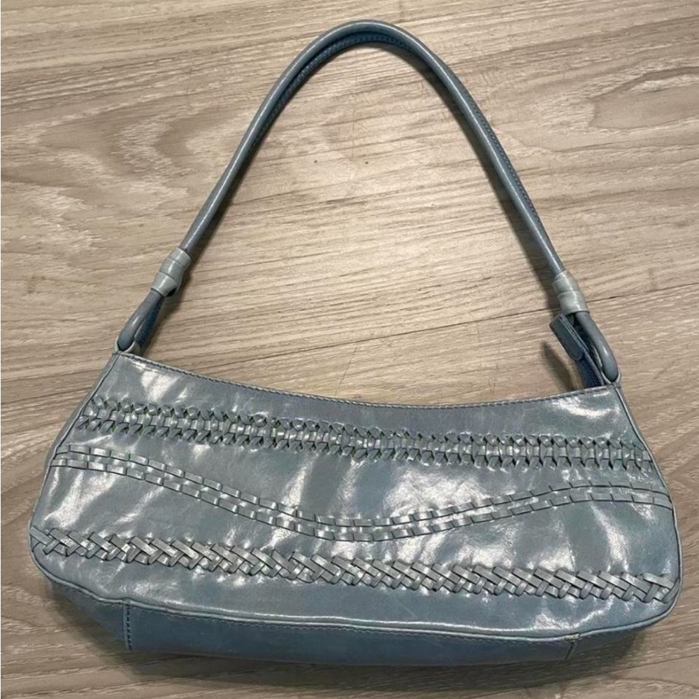 blue mini purse
